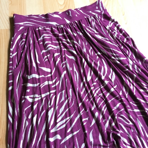 M&S Collection Purple pocket Skirt - Picture 2 of 4